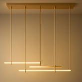 Audubon Crystal Triple Bar Linear Chandelier